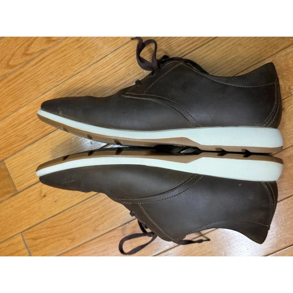 Florsheim Mens Leather Comfortech‎ Ortholite Brown Lace Up Dress Shoes Size 9.5M